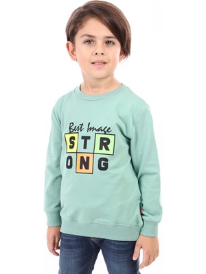 Toontoy Erkek Çocuk Baskılı Sweatshirt