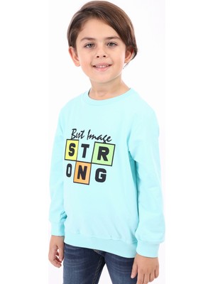 Toontoy Erkek Çocuk Baskılı Sweatshirt