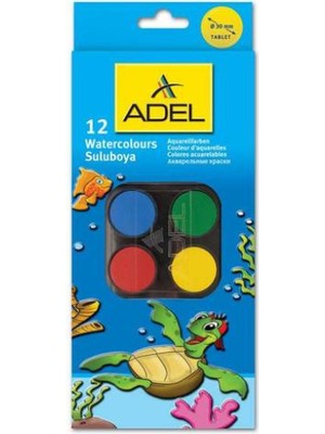 Adel Suluboya Adel 12 Renk 24 mm Yenı