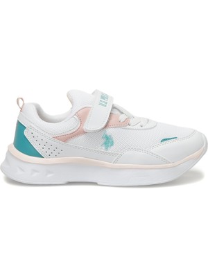 U.S. Polo Assn. Anchor Jr 3fx Beyaz Kız Çocuk Sneaker
