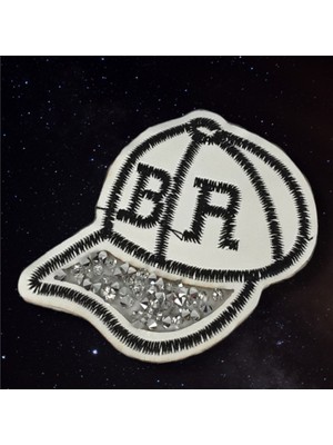 Yapıştırma Serpme Taşlı Şapka