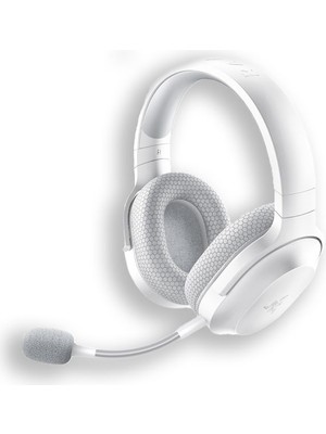 Razer Barracuda X Mercury White Kablosuz Oyuncu Kulaklığı – Hafif Tasarım, Yüksek Ses ve Konforlu Kullanım