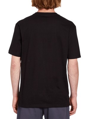 Volcom Siyah Erkek Bisiklet Yaka  T-Shirt A3512352_VOLCOM Crisp Stone Bsc Blk