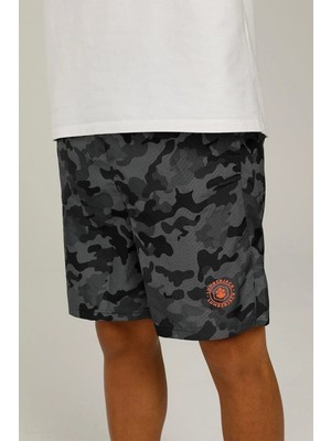 Lumberjack 3m ml Earl Camo 19CT1147 3fx Gri Erkek Şort