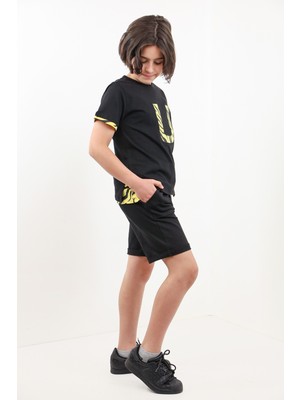 Toontoy Kids Toontoy Erkek Çocuk Nakışlı Şortlu Takım