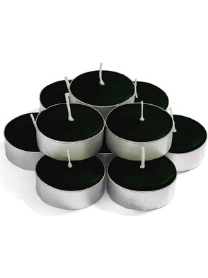 Kuzey Oyuncak Dekor Düğün Mumları Black Tea Light Candle Siyah Tea Light Mum Vıp Kalite Siyah Mum 100 Adet Tea Light