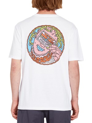 Volcom Beyaz Erkek Bisiklet Yaka T-Shirt A3512319_VOLCOM Connected Minds Bsc