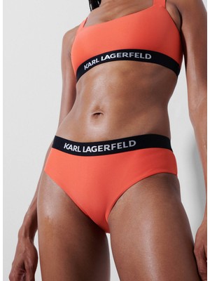 Karl Lagerfeld Turuncu Kadın Bikini Alt 230W2214