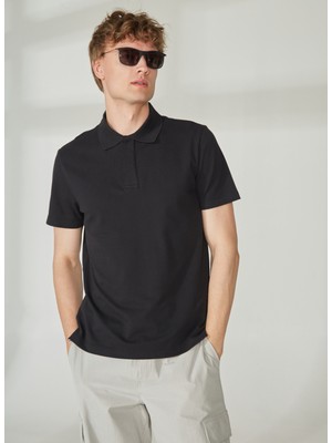 Bikkembergs Siyah Erkek Polo T-Shirt C 8 097 80