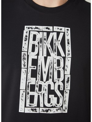 Bikkembergs Siyah Erkek T-Shirt C 4 101 2V