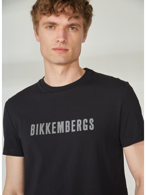 Bikkembergs Siyah Erkek T-Shirt C 4 101 2s