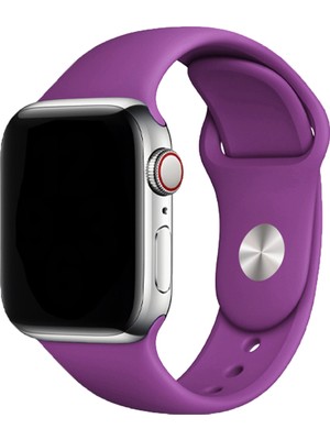 E2M Classic Silikon Apple Watch Kordon 42-44-45-49mm Mor