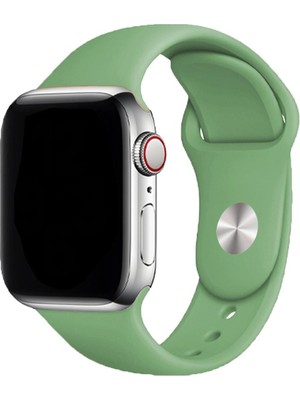 E2M Classic Silikon Apple Watch Kordon 42-44-45-49MM Yeşil