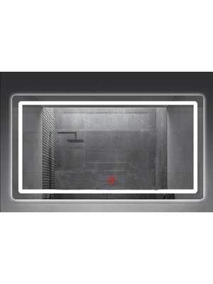 Buğusan 70X100 cm Buğu Çözücülü Kumlamalı Banyo Aynası