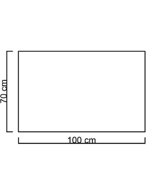 Buğusan 70X100 cm Buğu Çözücülü Kumlamalı Banyo Aynası