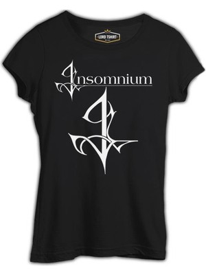 Lord T-Shirt Imsomnium - I Logo Siyah Kadın Tshirt