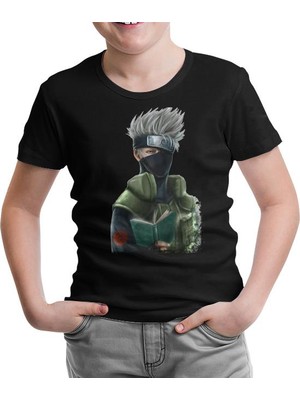 Lord T-Shirt Naruto - Kakashi Siyah Çocuk Tshirt