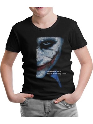 Lord T-Shirt Joker - Never Look Back Siyah Çocuk Tshirt