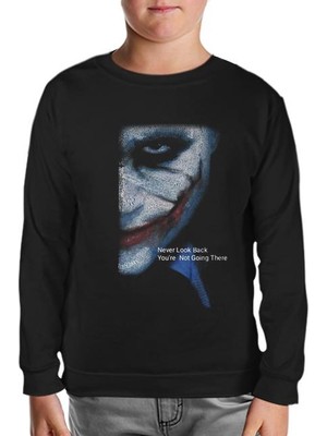 Lord T-Shirt Joker - Never Look Back Siyah Çocuk Sweatshirt
