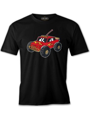 Lord T-Shirt Remote Control Red Car Toy Siyah Erkek Tshirt