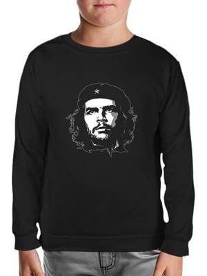 Lord T-Shirt Che Guevara - The Black Star Siyah Çocuk Sweatshirt