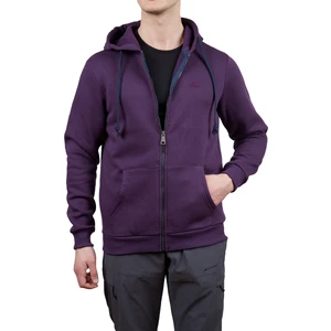 Covert Tam Fermuarlı Erkek Sweatshirt Mürdüm