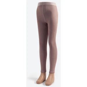 Katia & Bony  Desenli Viskon Çocuk Tayt Lila