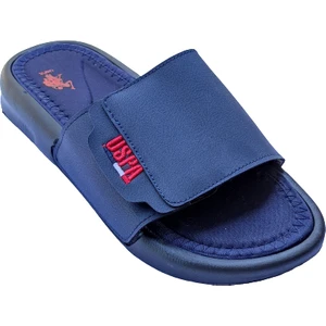 U.S. Polo Assn.  Utah 2fx Lacivert  Cırtlı Erkek Terlik