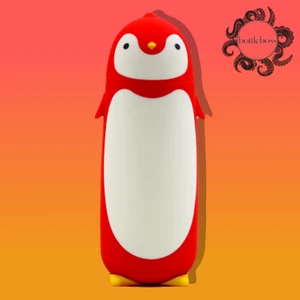 Bottle Boss Bottleboss Penguen Figürlü Paslanmaz Çelik Çocuk Matarası 350 ml