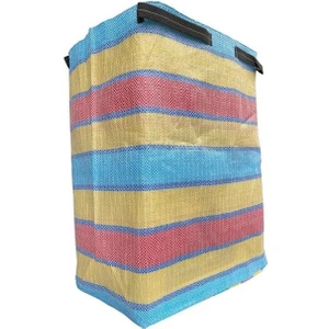 Telli Pazar Arabası Çantası Torbası Hasır 60 x 50 cm