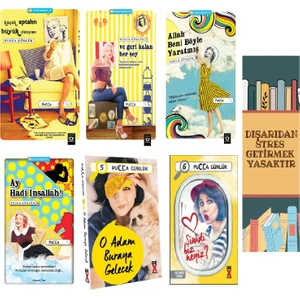Pucca Günlük Set – 6 Kitap Tam Takım (Bu Set 0 ve 2. El Kitaplardan Oluşmaktadır) Dışarıdan Stres Getirmek Yasaktır Ayraç Hediye