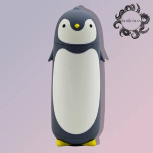 Bottleboss Penguen Figürlü Paslanmaz Çelik Çocuk Matarası 350 ml