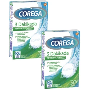 3 Dakikada Diş Protezi Temizleyici Tablet 30 Tablet (2 Adet)