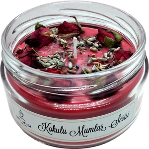Nil Mum Istanbul Kırmızısı Gül Kokulu Soya Mum 330 Gr.