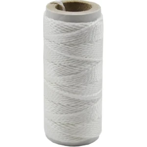 Inşaat Çırpı Ipi, 400 Gram Hiza Ipi, Beyaz Polyester Bobin Sarım Uçurtmaya Uygun
