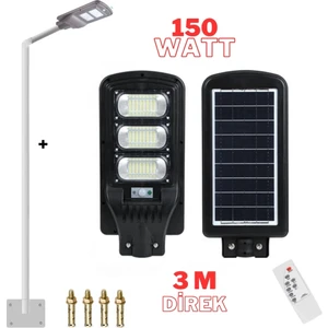 Tekno Solen Güneş Enerjili Bahçe Lambası Direkli 200 Watt