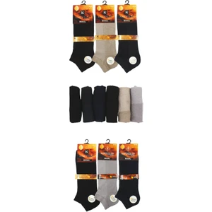 Kardeşler Çorap Erkek Modal Patik Çok Renkli Çorap Dikişsiz 6'lı Paket