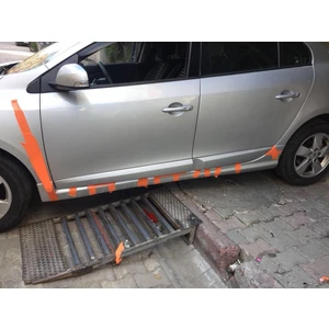 Renault Fluence Yan Marşpiyel (Plastik)
