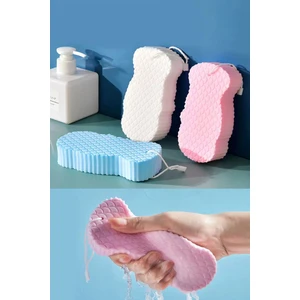 3D Sihirli Ultra Soft Yumuşak Banyo Duş Süngeri Cild Temizleyici Vucüt Kesesi Yoğun Köpük Süngeri