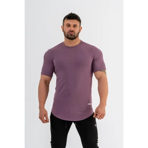 Erkek Spor T-Shirt | T-Shirt | Mor | Workout Tanktop | Never Give Up |