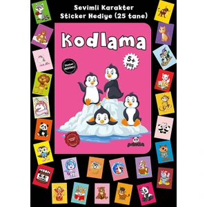 Stickerlı 5+ Yaş Kodlama - Pedagog Afife Çoruk