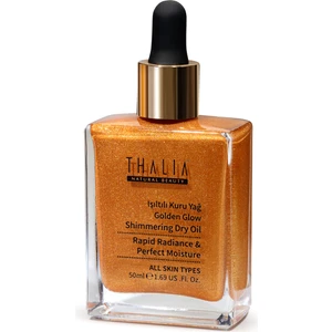 Altın Işıltılı Besleyici Nemlendiricili Kuru Yağ 50 ml