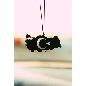 Araba Süsü Metal Türkiye Haritası Dikiz Aynası Süsü Oto Aksesuar