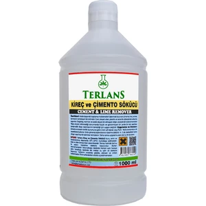 Terlans Inşaat Sonrası Çimento Artığı Temizleyici Harç ve Kireç Sökücü 1000 ml