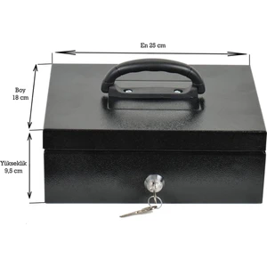Hakan Kasa  Metal Para Taşıma Çantası Anahtarlı Kulplu