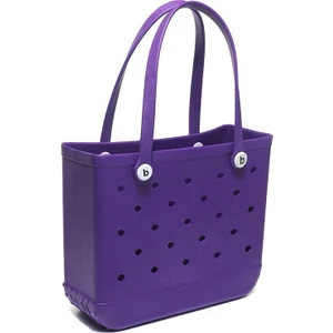 Moda Açık Eva Plaj Çantası Taşınabilir Depolama Deliği Büyük Çanta (Yurt Dışından)