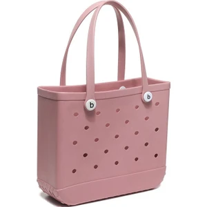 Moda Açık Eva Plaj Çantası Taşınabilir Depolama Deliği Büyük Çanta (Yurt Dışından)