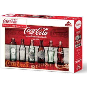 Art Puzzle Coca-Cola Vintage Şişeler 1000 Parça Puzzle