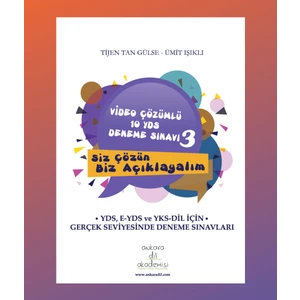 Ankara Dil Akademisi Video Çözümlü 10 Yds Deneme Sınavı - 3