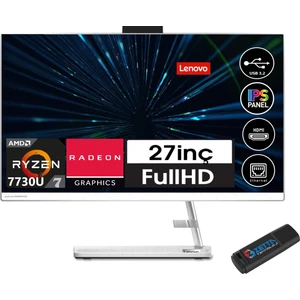 Ideacentre Aıo 3 27ALC6 Amd Ryzen™ 7 7730U 64GB 1tb SSD 27" Dos Aıo Masaüstü Bilgisayar FF0FY00HRTX15+ZETTAUSBBELLEK